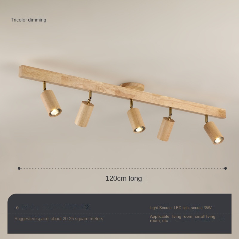 Type A Couleur Bois 5 Têtes [120cm] Trois Couleurs