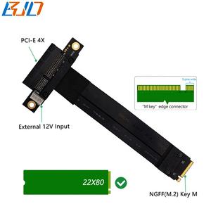 PCI-E 3,0 ranura 4X a <span class=keywords><strong>M</strong></span>.<span class=keywords><strong>2</strong></span> NGFF NVME Key-<span class=keywords><strong>M</strong></span> adaptador Riser Cable de extensión con cable de alimentación SATA 0,<span class=keywords><strong>2</strong></span> <span class=keywords><strong>M</strong></span> 0,3 <span class=keywords><strong>M</strong></span> 0,4 <span class=keywords><strong>M</strong></span> 0,5 <span class=keywords><strong>M</strong></span> 0,6 <span class=keywords><strong>M</strong></span> 0,8 <span class=keywords><strong>M</strong></span> 1M - Product Image 2