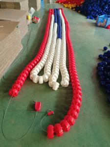 Ligne de voie de <span class=keywords><strong>piscine</strong></span> Bouée d'avertissement Flotteur Compétition Ligne d'eau Ligne de séparation Six barrières en forme de diamant - Product Image 5