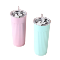 Meilleures ventes - Tasse thermique isolée sous vide en acier inoxydable, design portable de style américain, grande capacité, écologique