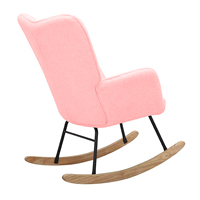 Nodic luxe Style salon stable et sûr coussin de siège de base courbe ergonomique chaise à dossier à bascule