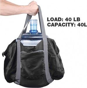 กระเป๋าเดินทางแบบพับได้คุณภาพสูง ขายดี ความจุเยอะ กันน้ำ เหมาะสำหรับกีฬาและฟิตเนส - Product Image 5