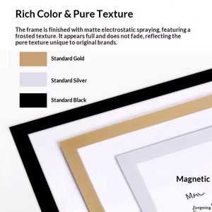 Ke'mu Transparent A4 Magnetic Display Sticker Soft Protective Cover A3/A6 Certificate Poster Advertising <b>Frame</b> - Product Image 4