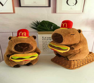 Oso de peluche McDonalds de 30 cm, animal de peluche suave con diseño de hamburguesa para decoración de dormitorio infantil, regalo de cumpleaños - Product Image 3