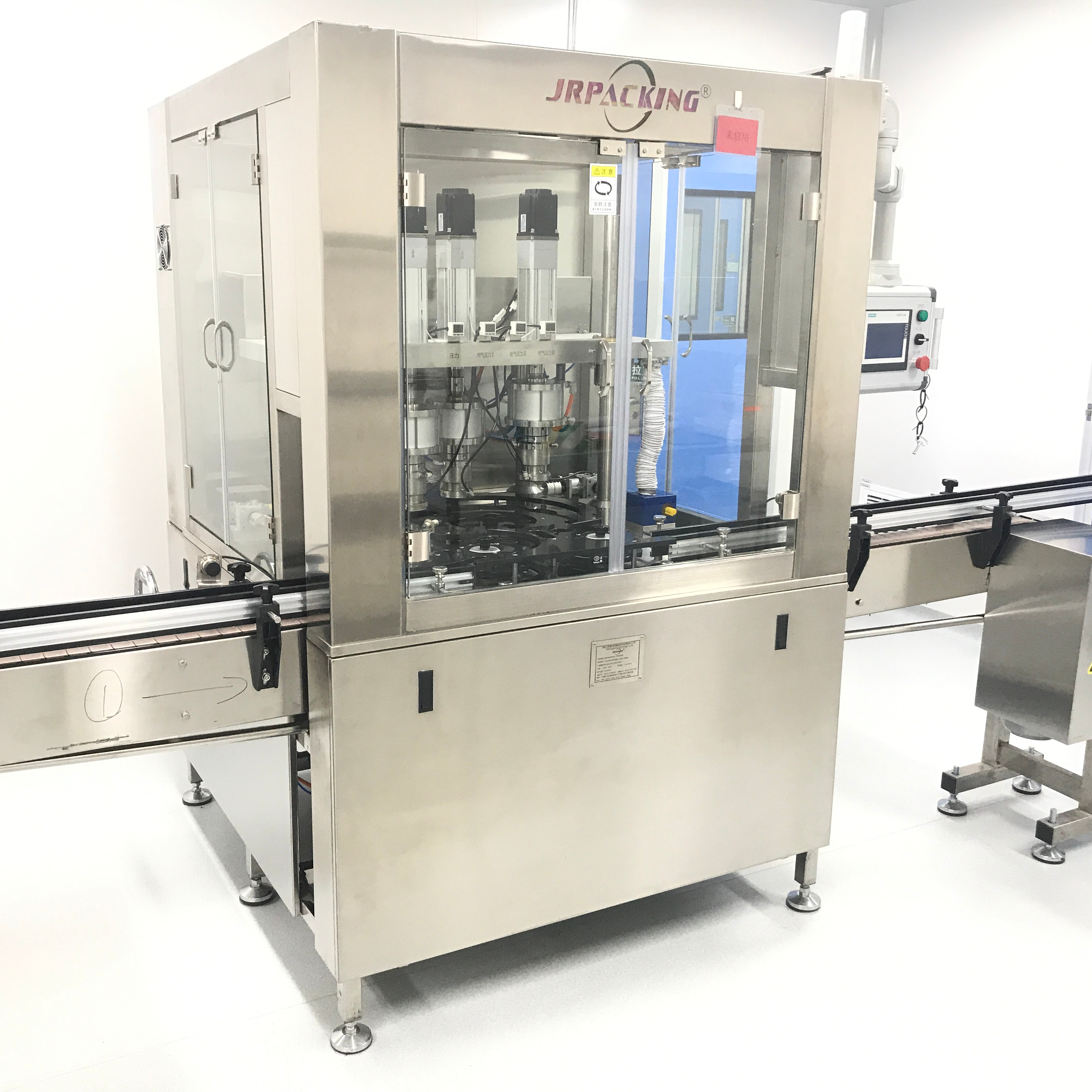 aerosol liquid filling and crimping machine bag on valve