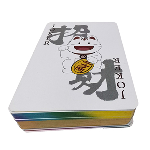 Thẻ Bài Xì Phé Toàn Bộ Thẻ Chơi Bài <span class=keywords><strong>Rfid</strong></span> Thiết Kế Theo Yêu Cầu Thẻ Bài Xì Phé Biểu Tượng Tùy Chỉnh Pvc Chống Nước Màu Vàng Đen Đỏ Xanh Dương - Product Image 2