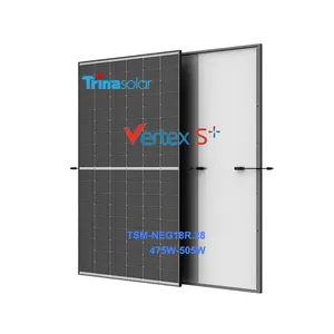 Nouveau modèle de panneau solaire à usage domestique <span class=keywords><strong>Trina</strong></span> TSM-NEG18R.28 solaire de type N TOPCon 490 Wp 495w 500w <span class=keywords><strong>505w</strong></span> prix de gros de Chine - Product Image 1