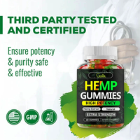 Gummies de chanvre à marque privée pour le soulagement du stress et un meilleur sommeil, 60 unités, Gummies à la vitamine C