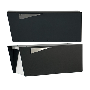 Door Mailboxes for Outside, Metal Mailbox, Modern <strong>Post</strong> <strong>Box</strong> Package Parcel Drop <strong>Box</strong> for <strong>House</strong> Home - Product Image 1