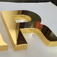 Logo 3D personnalisé rétroéclairé, néon LED multicolore, enseignes halo en acier inoxydable, publicité, étanche IPX7, décoration moderne