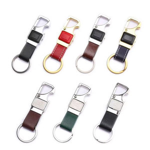 Bán buôn <span class=keywords><strong>LED</strong></span> Đèn pin móc chìa khóa vòng chìa khóa 3D tùy chỉnh khuyến mãi da kim loại thương hiệu logo xe Keychain - Product Image 5