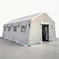 Tente médicale gonflable personnalisée, grande, portable, imperméable, abri d'urgence gonflable, tente d'urgence