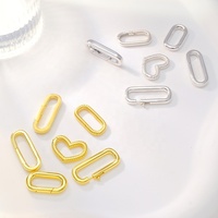 Vis ouvrable coeur longue bascule 925 argent Sterling fermoir ouvert serrure accessoires pour résultats de bijoux composants Conector