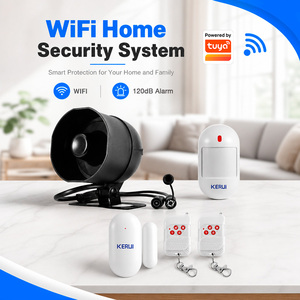 KERUI Compatibile con Tuya WIFI, Altoparlante ad Alto Volume, Accessori per Sicurezza Domestica, Sistema di Allarme <span class=keywords><strong>Wireless</strong></span> <span class=keywords><strong>Antifurto</strong></span> - Product Image 1