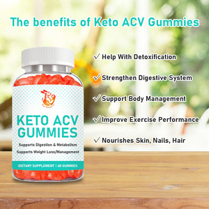 Gummies Keto ACV personnalisées au vinaigre de cidre de pomme avec la mère naturelle, favorisent la digestion, le métabolisme et la perte de poids - Product Image 2