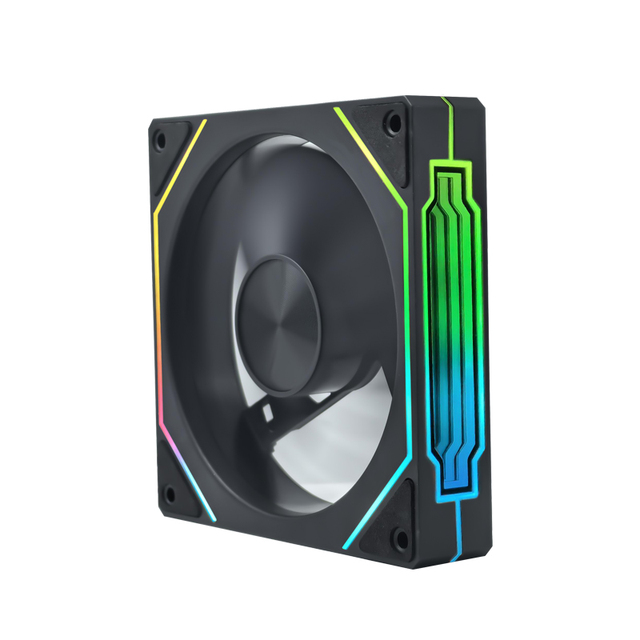 Cool Storm High Performance 3/4Pin 120mm ARGB Fluid Bearing 4-Color Mix Aluminium Computer Case Cooling Fan