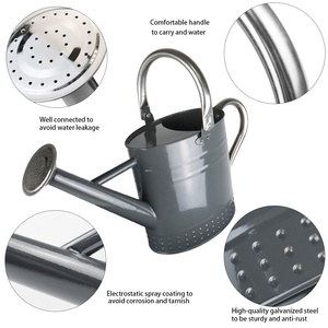 <span class=keywords><strong>Arrosoir</strong></span> en acier galvanisé de 1 gallon <span class=keywords><strong>arrosoir</strong></span> en métal pour le jardinage, l'extérieur et l'intérieur. - Product Image 3