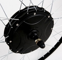 2020 plus récent 48v1500w intégré contrôleur moyeu moteur vélo électrique Conversion Kit noir bas 48V sans brosse 28 pouces moyeu moteur 1500w