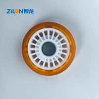 Roues lumineuses LED magnétiques sans batterie, conformes aux normes d'exportation, en PU, couleur/taille personnalisables, durables, imperméables, légères et respirantes pour roller
