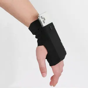 Portable Phone Pouch on Gloves Running Wrist Wallet Phone Wrist Bag For Outdoor Hiking Travel Jogging