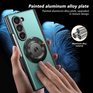 Per <span class=keywords><strong>Samsung</strong></span> <span class=keywords><strong>Galaxy</strong></span> Z Fold6 medaglia d'oro girevole serie anello porta telefono custodia - Product Image 4