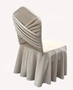Fantasia de alta qualidade barato cadeira capas de cadeira para casamentos