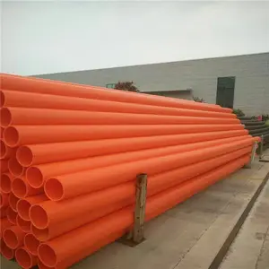 Orange color MPP underground electrical cable conduit pipe