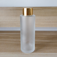 Bestseller 20ml 30ml 40ml 50ml 60ml 80ml 100ml 120ml 150ml Mattierte Testfläschchen Essenz-Glasflasche mit Goldschraubverschluss