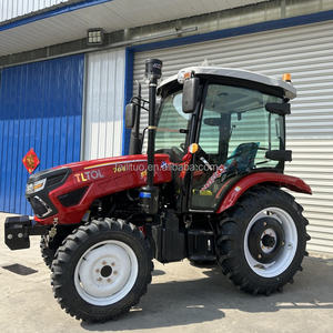 高品质 70 马力 4WD 轮式拖拉机 柴油 CE 认证 高生产力 液压泵 农业货运代理 中国法国 - Product Image 6