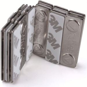 Placa de Acero con Imanes Internos, Placa de Identificación Magnética de Metal, Tarjeta de Identificación - Product Image 4