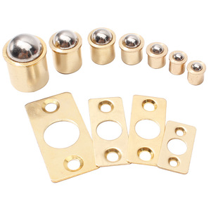 Jin Aoding Loquet de porte en cuivre à ressort avec roulement à billes en laiton 5mm 7mm 8mm 9.5mm 11mm 12.5mm 16.5mm pour armoire - Product Image 5