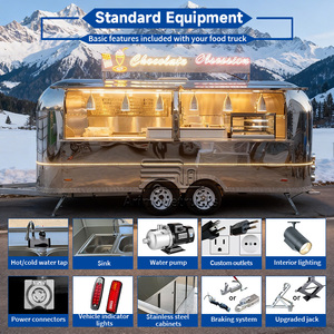 Camión de Comida Móvil Comercial para Exteriores, Remolcable, para Restaurante, <span class=keywords><strong>Kebab</strong></span>, Barbacoa, Shawarma, en Venta en <span class=keywords><strong>España</strong></span> - Product Image 4