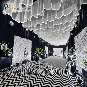 Décoration de <span class=keywords><strong>mariage</strong></span> personnalisée avec draperie lumineuse LED, bande LED étanche pour événements en plein air, tente, restaurant, ambiance - Product Image 5