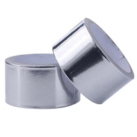Colle à solvant Alu HVAC Isolation phonique 75mm Revêtement de conduit brun Ruban de papier d'aluminium à basse température Ruban de conduit pour climatiseur