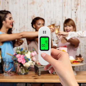 Hot Selling Handheld tragbarer Atem alkohol <span class=keywords><strong>tester</strong></span> mit hochgenauer Hintergrund beleuchtung und batterie betriebenem ABS - Product Image 4