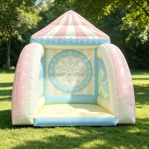 Jeux <span class=keywords><strong>de</strong></span> Carnaval Gonflables Personnalisés pour Enfants avec Jeu <span class=keywords><strong>de</strong></span> Lancer d'Anneaux, Cible <span class=keywords><strong>de</strong></span> Fléchettes et Stand <span class=keywords><strong>de</strong></span> Jeu Gonflable pour Fêtes, Idéal pour Location d'Anniversaires - Product Image 3