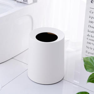 European Style of Large 12L Round <strong>Swing</strong> With Removable <strong>Liner</strong> Bucket Bathroom Toilet Waste <strong>Bin</strong> - Product Image 2