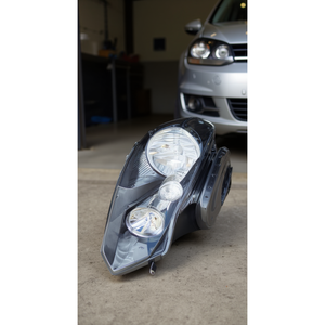 Faro Delantero Izquierdo para Volkswagen Golf 2013-2014, Nuevo, Repuesto Halógeno, 12V, Sistema de Iluminación Automotriz - Product Image 1