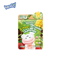 3D Dieren Peelable Freeze Gummies Eetbare buitenlaag met een veerkrachtige, kauwbare textuur, individueel verpakt. Ideaal voor dagelijkse traktaties.