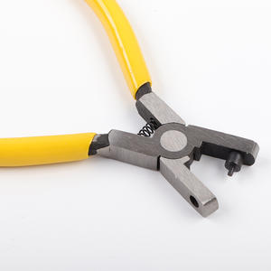 Xinrui Leather Hole Punch <b>Pliers</b> Tool Steel Handle Plastic Belt Making Diy Punching Tool - Product Image 4