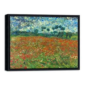 Venta al por Mayor de Arte Enmarcado, Impresión en Lienzo de Campo de Amapolas, Reproducción de Pinturas al Óleo de Van Gogh, Arte Abstracto Decorativo para Colgar en la Pared del Hogar - Product Image 2