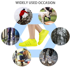 แผ่นยางกันน้ำกันลื่นสำหรับ MD-R485 MD ที่คลุมรองเท้ากันฝนทนต่อสารเคมีอุปกรณ์ป้องกันเพื่อความปลอดภัยในการขี่จักรยานกลางแจ้ง - Product Image 3