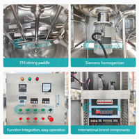 Machine de fabrication de jus de miel de confiture de ketchup de mayonnaise sous vide homogénéisateur de réservoir de mélange mélangeur à haute viscosité