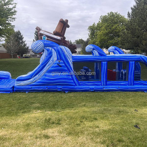 Gmy inflatables Inflatable + Viking + Tàu + trượt Combo nafukovaci skluzavka castillo hinchable thương mại trượt nước Inflatable - Product Image 2