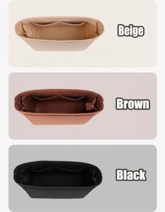 Custom Cosmetic Organizer for Handbags Fit Various Tote Bag Inner Case Felt Bag Organizer <strong>Travel</strong> Portable Bag <strong>Organiser</strong> - Product Image 3
