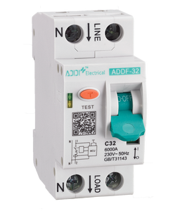 Disjoncteur de protection ADDF-32 <span class=keywords><strong>16A</strong></span> <span class=keywords><strong>AFDD</strong></span>+MCB Courbe C, capacité de coupure 6KA, 240V/230V, protection IP20, AFCI - Product Image 1