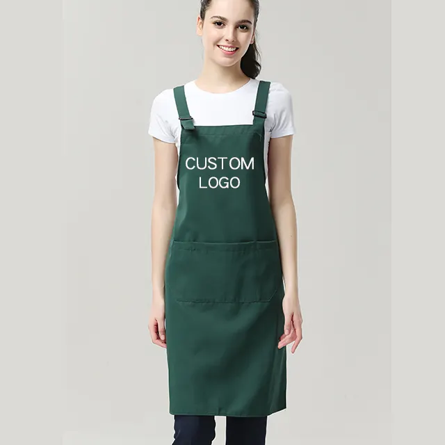 Uniformes de Restaurant Design personnalisé, tablier de cuisine, de jardin en coton Oem,