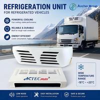 Système de réfrigération pour camion AC.133.164, unité de réfrigération pour camion entraînée par moteur pour le transport de denrées congelées de 22 m3, montage frontal, R404A