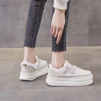 Baskets à semelle épaisse et épaisse pour femme, chaussures d'hiver de haute qualité, Logo personnalisé