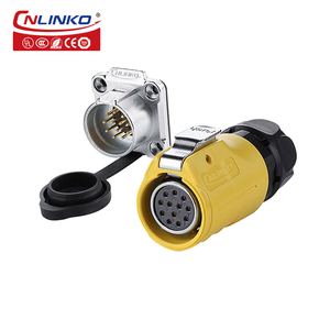 Cnlinko M20 IP68 không thấm nước 12 pin nối hàn cáp 12 Volt Bảng điều chỉnh núi nữ nối - Product Image 3